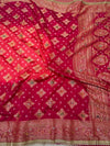 EXCLUSIVE VIRAL GHUNGROO X BANARASI BANDHEJ SAREE