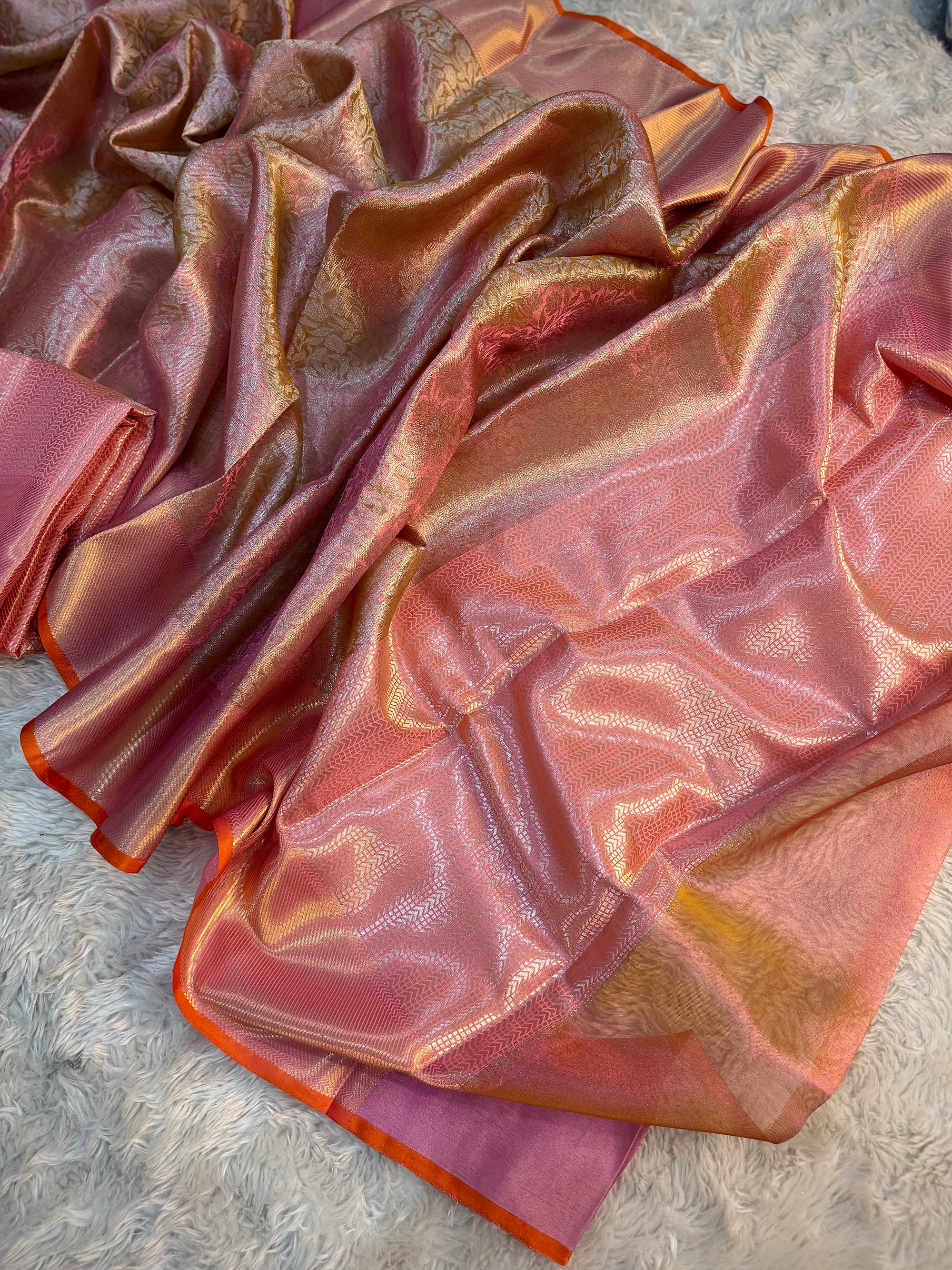SAI PALLAVI INSPIRED SOFT KANJIVERAM TISSUE SILK SAREE
