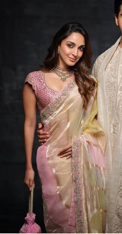PREMIUM KAIRA MA’AM INSPIRED KORA ORGANZA SILK SAREE