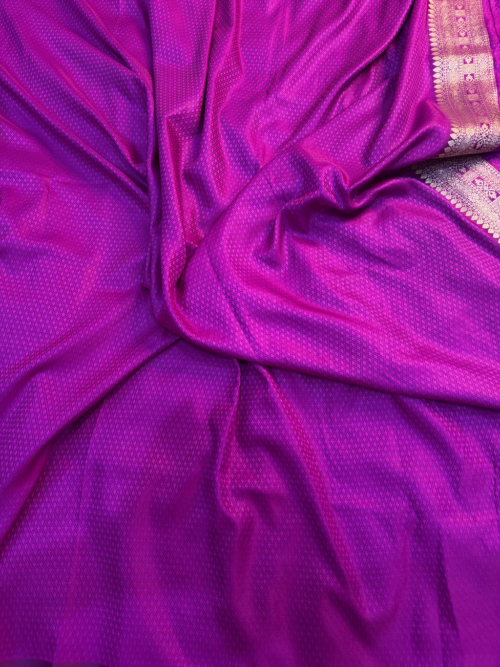 PREMIUM PURPLE SHADE SATIN MASHRU KATAN SILK SAREE