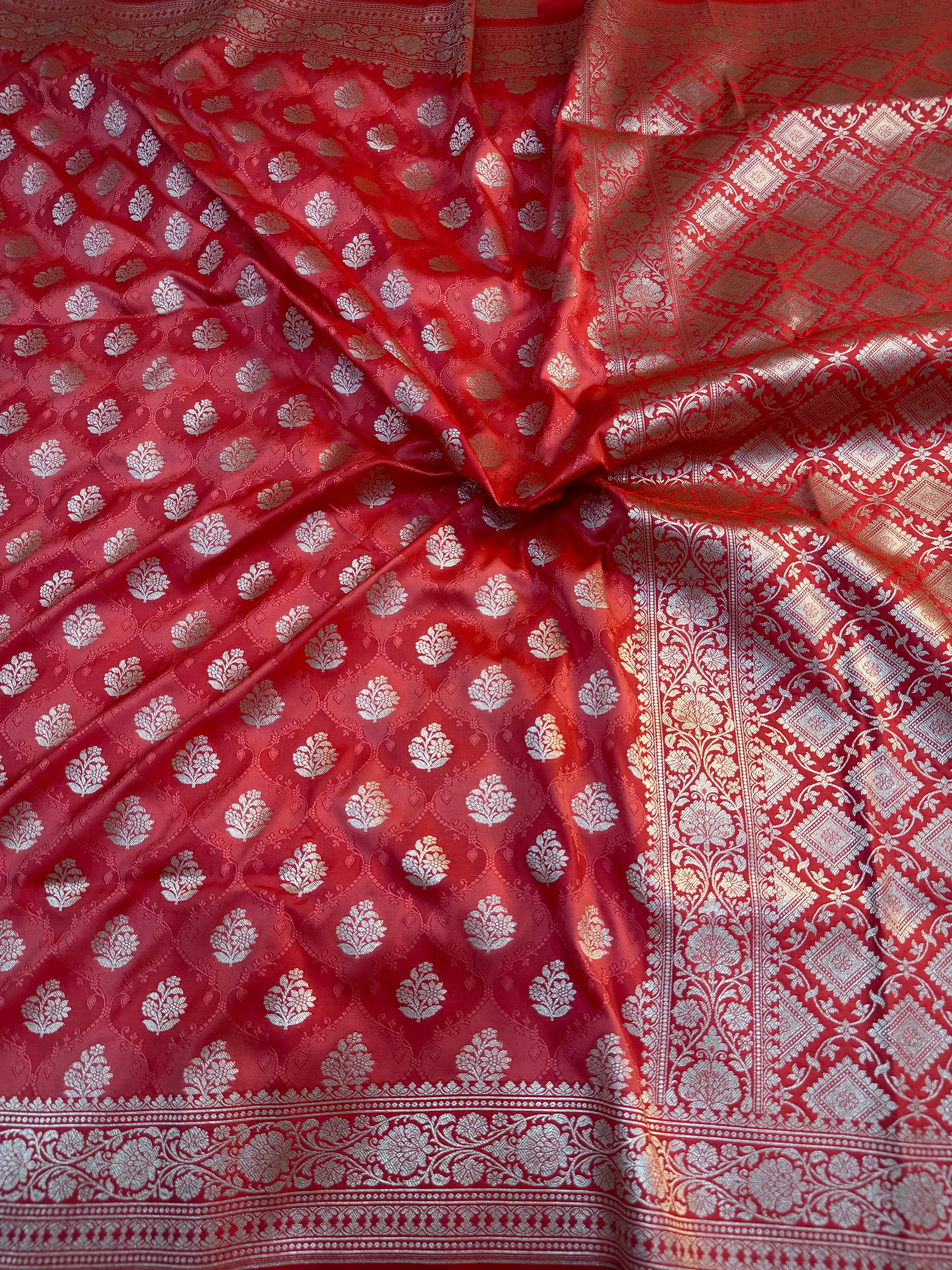 PREMIUM RANGKAT SHADE MASHRU KATAN SILK SAREE