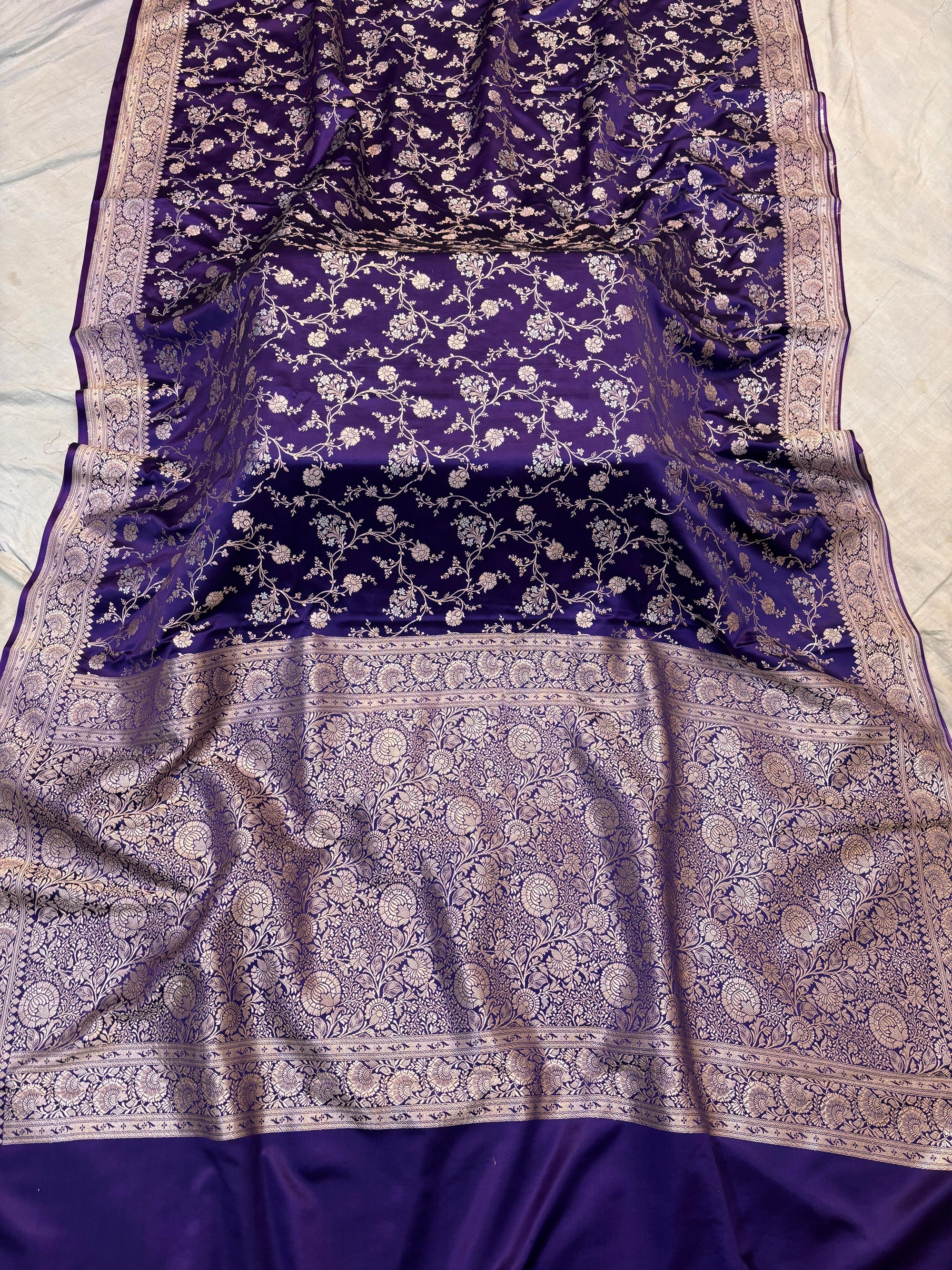 PREMIUM YELLOW SHADE MASHRU KATAN SILK SAREE