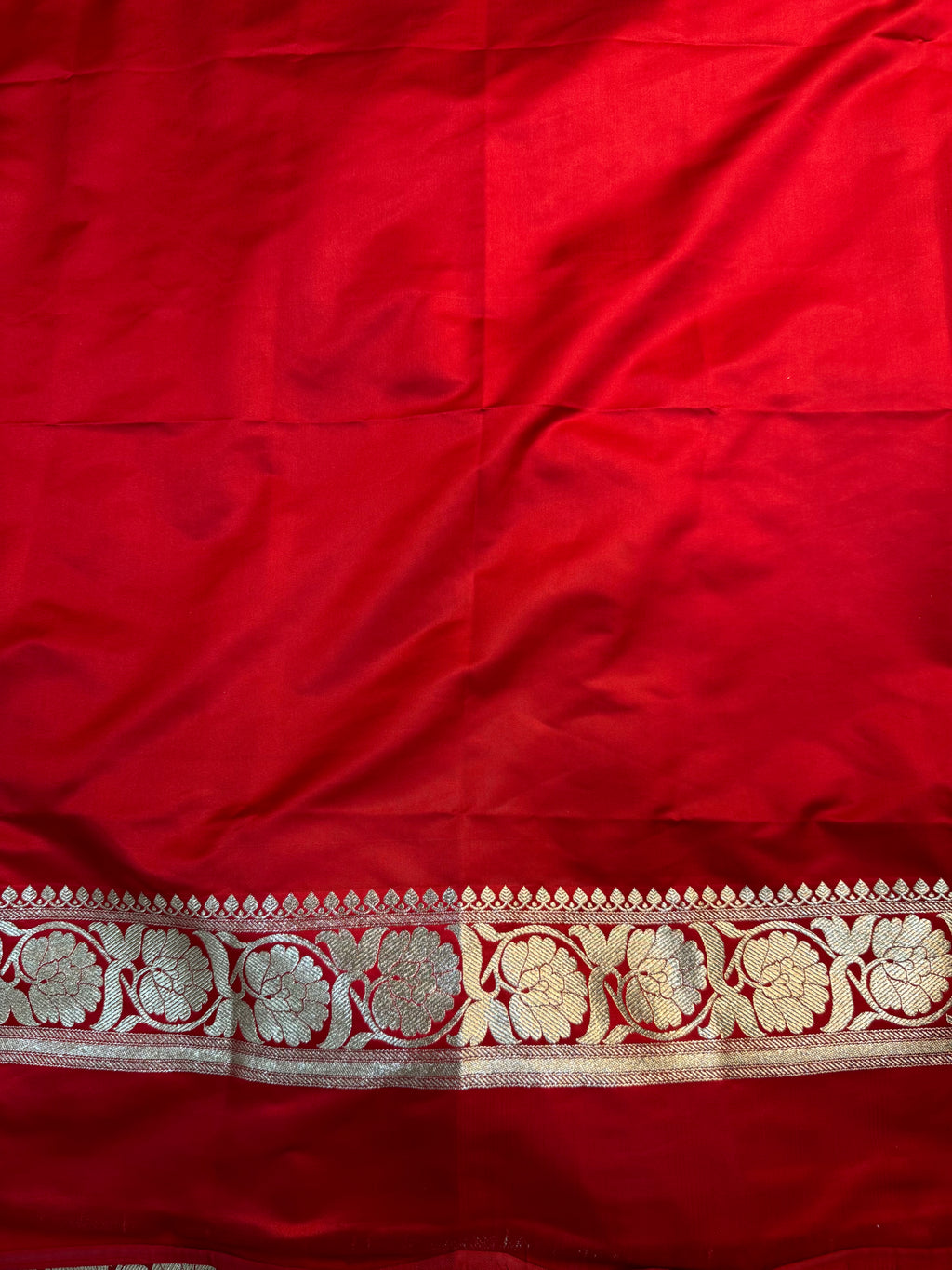 SONAKSHI SINHA  INSPIRED RED SHADE SATIN MASHRU KATAN SILK SAREE