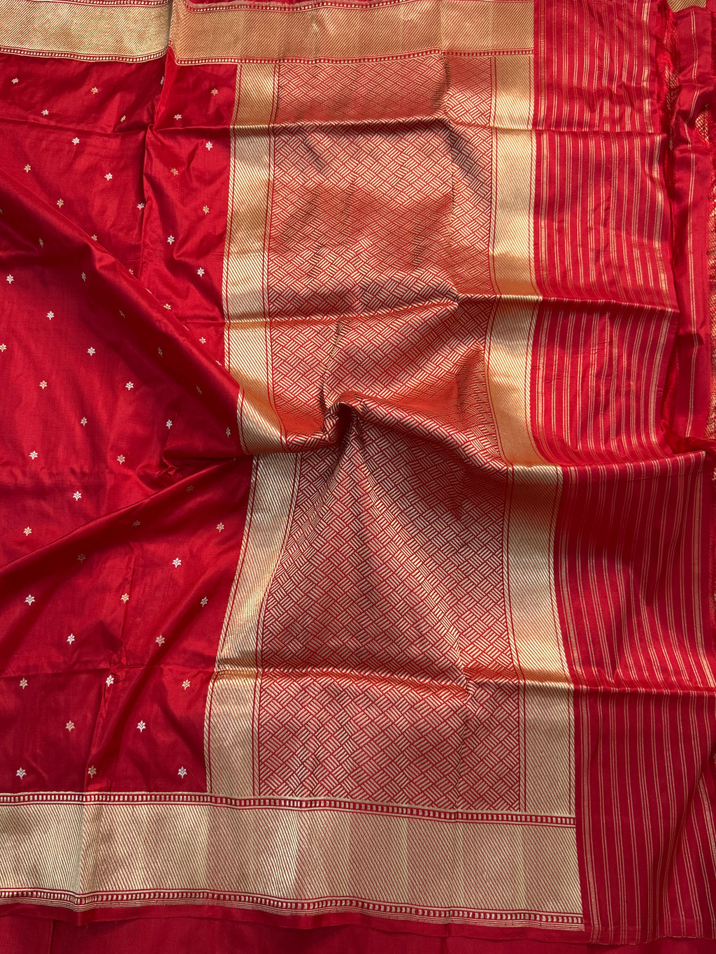 PURE KATAN SILK KADHUWA BOOTI SAREE